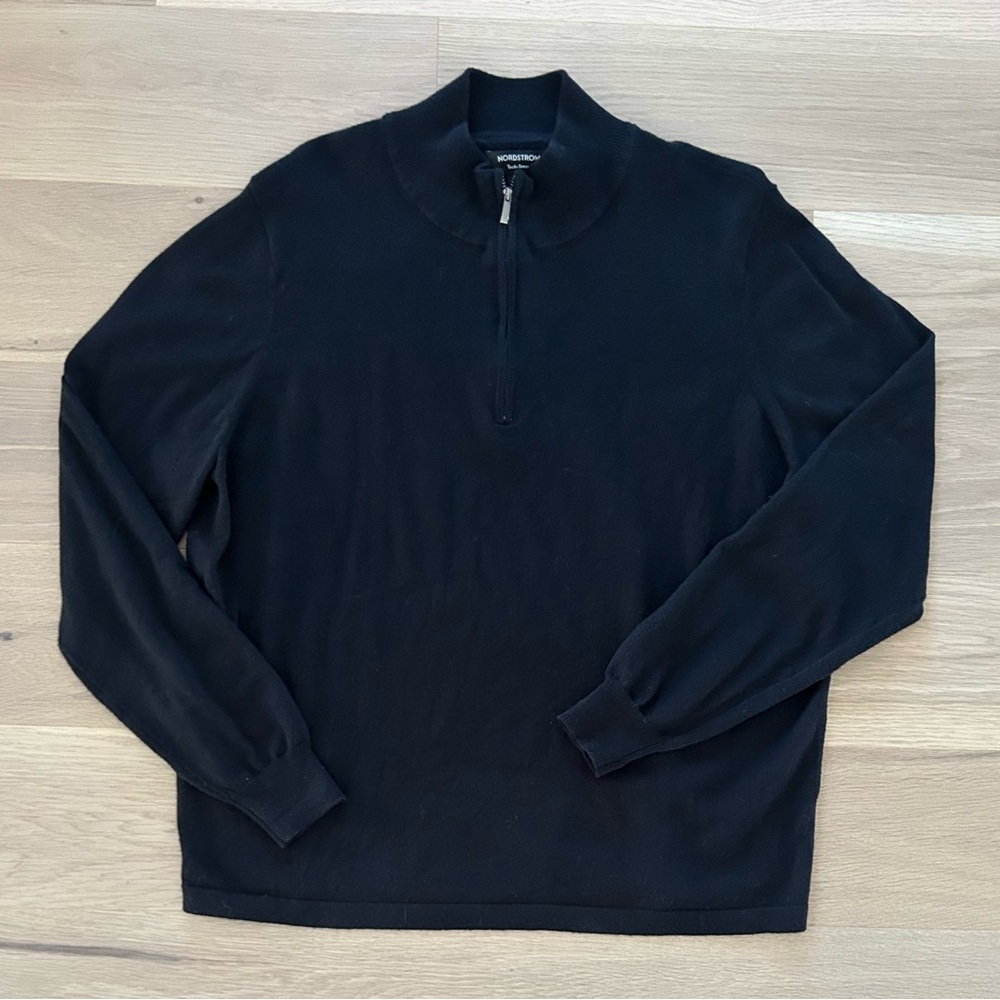 Nordstrom Tech Smart 1/4 Zip Pullover Sweater